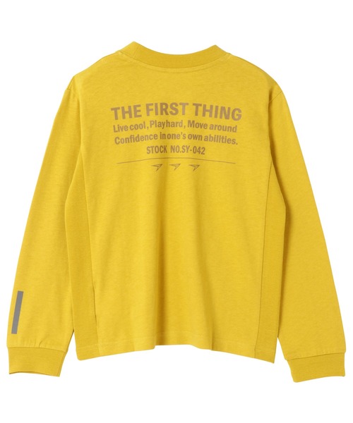 瞬足（シュンソク）の「瞬足/キッズ/アームスウィングロングスリーブTシャツ/SSA1060（Tシャツ/カットソー・キッズ・ホワイト/ブラック/ブラウン/イエロー・S/M/L/XL）」の13枚目の写真