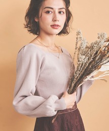 Noela（ノエラ）の「２ＷＡＹスクエアリブニット（ニット/セーター）」