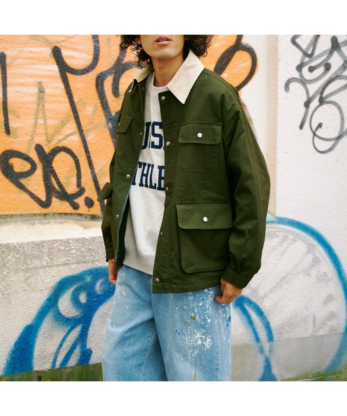 レウコフィルム　/ 605 CPCM（シーピーシーエム）の「襟コーデュロイダックハーフジャケット