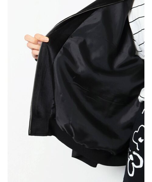 merry jenny（メリージェニー）の「レースレイヤードコンビブルゾン（ブルゾン・レディース・アイボリー/ブラック・FREE）」の21枚目の写真