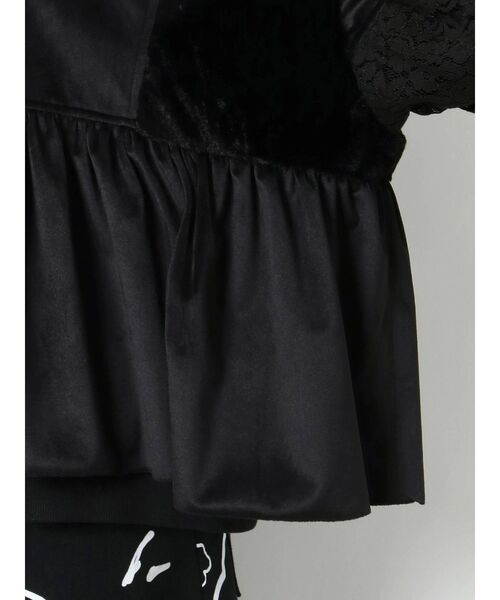 merry jenny（メリージェニー）の「レースレイヤードコンビブルゾン（ブルゾン・レディース・アイボリー/ブラック・FREE）」の22枚目の写真