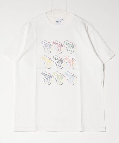 R.R.G.S(アールアールジーエス)の「WATER GUN T-SHIRTS(Tシャツ/カットソー・メンズ・ホワイト/ブラック・LARGE/X-LARGE)」の2枚目の写真