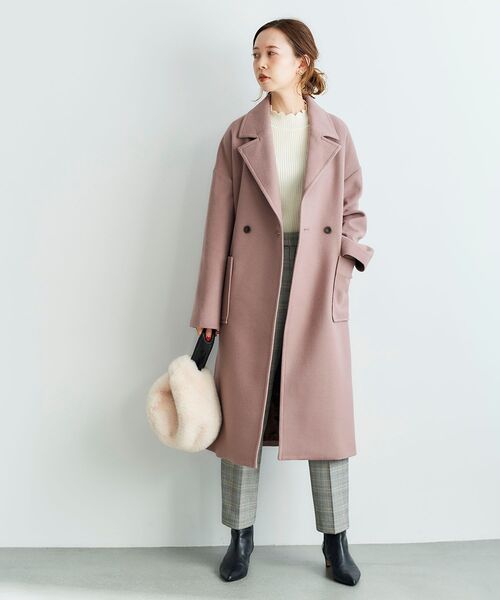 le.coeur blanc（ルクールブラン）の「コスミカルウォームタックテーパードパンツ（その他パンツ・レディース・ブラック/オフホワイト/ボルドー/ブラック系その他・40/38/36/34）」の5枚目の写真