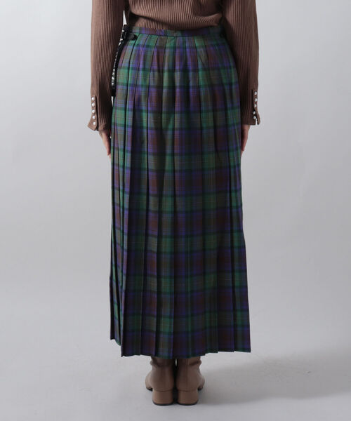 FREDY&GLOSTER（フレディアンドグロスター）の「【GLEN FYNE/グレンファイン】ラッププリーツキルトスカート（スカート・レディース・ブルー系その他4/パープル系その他5・38）」の11枚目の写真