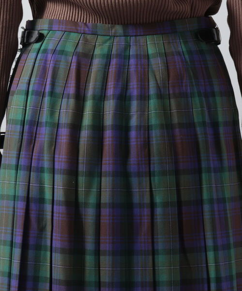 FREDY&GLOSTER（フレディアンドグロスター）の「【GLEN FYNE/グレンファイン】ラッププリーツキルトスカート（スカート・レディース・ブルー系その他4/パープル系その他5・38）」の15枚目の写真