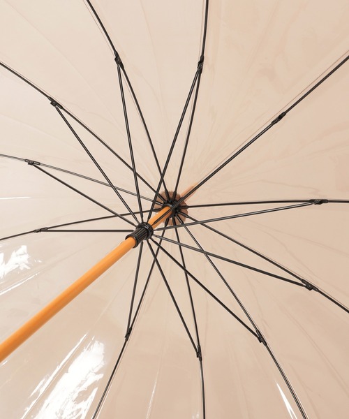 SLOBE IENA(スローブイエナ)の「【TRADITIONAL WEATHERWEAR】 CLEAR バンブー傘《雨傘》(長傘・レディース・グレー/ブラウン・FREE)」の9枚目の写真