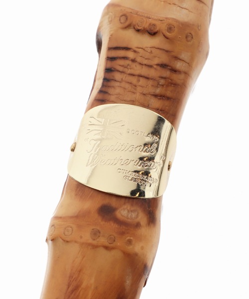 SLOBE IENA(スローブイエナ)の「【TRADITIONAL WEATHERWEAR】 CLEAR バンブー傘《雨傘》(長傘・レディース・グレー/ブラウン・FREE)」の7枚目の写真