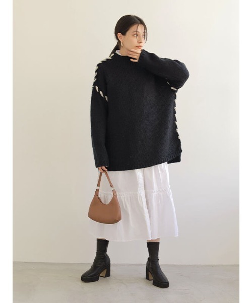 ACYM（アシーム）の「Betty platform socks ブーツ（ブーツ・レディース・ブラック・SMALL/MEDIUM/LARGE）」の4枚目の写真