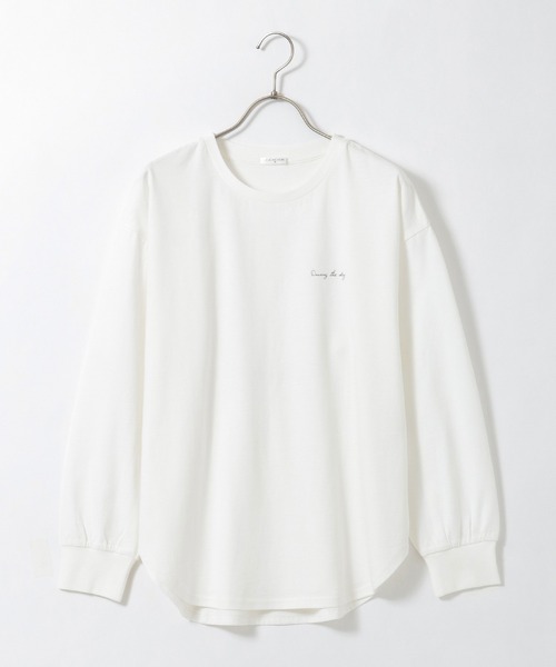 Honeys(ハニーズ)の「フォトプリントTシャツ(Tシャツ/カットソー・レディース・ミント/オフホワイト/ホワイト×レッド/ブラック・LL/L/S/M)」の7枚目の写真