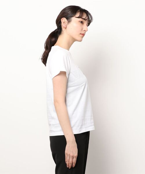 agnes b.(アニエスベー)の「SAE0 TS サラエボハートTシャツ(Tシャツ/カットソー・レディース・ホワイト・2/3/1)」の6枚目の写真