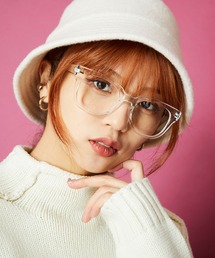 MEMENTISM（メメントイズム）の「ユニセックスデザイン クリアレンズサングラス 伊達メガネ リムレスメガネ（メガネ）」