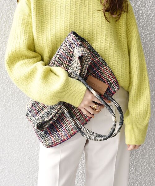 The Bagmati(ザバグマティ)の「The Bagmati:マルチカラーバッグ◆(トートバッグ・レディース・ブラック/ネイビー/ピンク・ONE SIZE)」の22枚目の写真