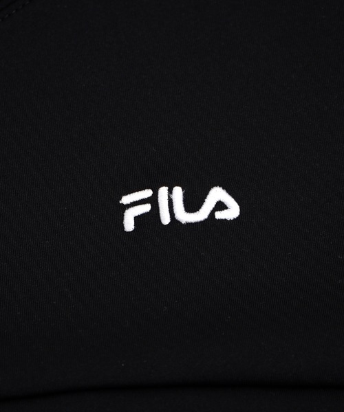 FILA(フィラ)の「FILA/フィラ ダンボールニット ワンポイント ロゴ刺繍 ビックシルエット ドロップショルダー ワッフル切替 トレーナー プルオーバー(スウェット・メンズ・ブラック/ベージュ/オフホワイト・LL/M/L)」の7枚目の写真