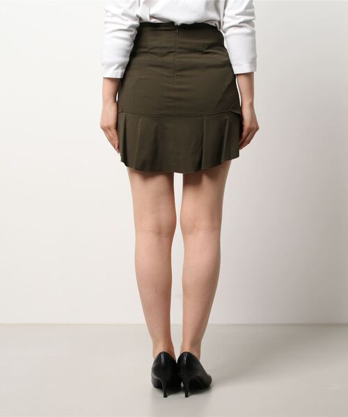 PARKS TOKYO SELECT（パークストウキョウセレクト）の「【Estella.K】（IV）RUFFLE MINI SKIRT（スカート・レディース・グリーン・FREE）」の2枚目の写真
