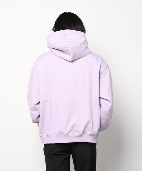 SUNDAYOFFCLUB(サンデイオフクラブ)の「【SUNDAY OFF CLUB/サンデーオフクラブ】THE WITCH’s HEART heavy-weight fleece hoodie ハート キャラクター プリント フーディー パーカー(パーカー・メンズ・ブラック系その他/モーブ系・M/L)」の9枚目の写真