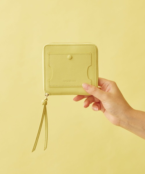 【新品】HASHIBAMI サンドグラス ハーフ ウォレット 二つ折り 財布 Hashibami 財布 本革 ウォレット レディース サンドグラス
