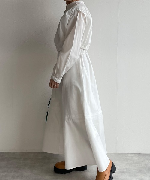 w closet（ダブルクローゼット）の「ベストレイヤードセットワンピース（ワンピース・レディース・オフホワイト/ブルー/スミクロ/グリーン系その他・FREE）」の12枚目の写真