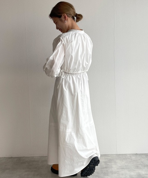 w closet（ダブルクローゼット）の「ベストレイヤードセットワンピース（ワンピース・レディース・オフホワイト/ブルー/スミクロ/グリーン系その他・FREE）」の13枚目の写真