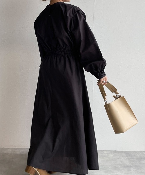 w closet（ダブルクローゼット）の「ベストレイヤードセットワンピース（ワンピース・レディース・オフホワイト/ブルー/スミクロ/グリーン系その他・FREE）」の21枚目の写真