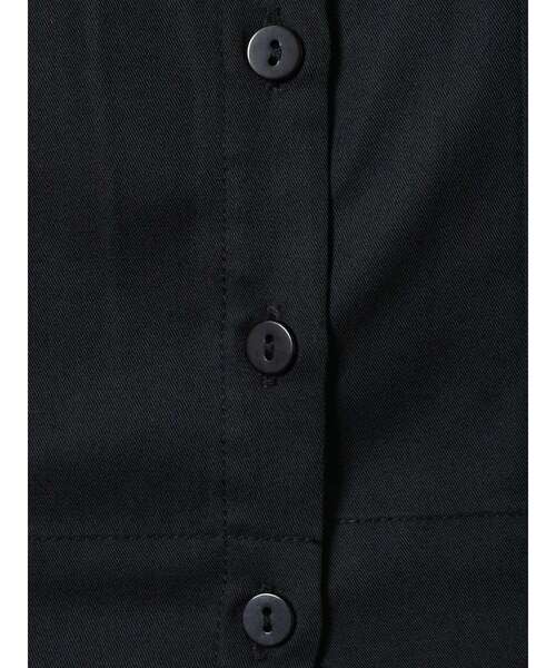 GYDA（ジェイダ）の「ウエストマーク ショートシャツ（シャツ/ブラウス・レディース・ブラック/オフホワイト・FREE）」の6枚目の写真