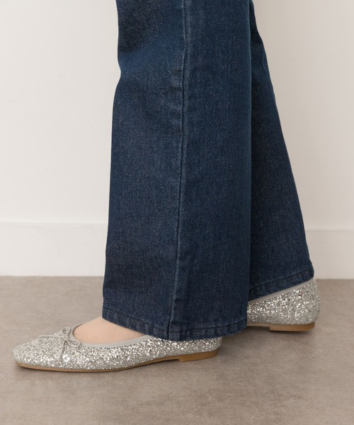 RODE SKO（ロデスコ）の「『MADE IN JAPAN』スクエアトゥグリッターバレエシューズ（バレエシューズ・レディース・シルバー・38/36/37）」の8枚目の写真