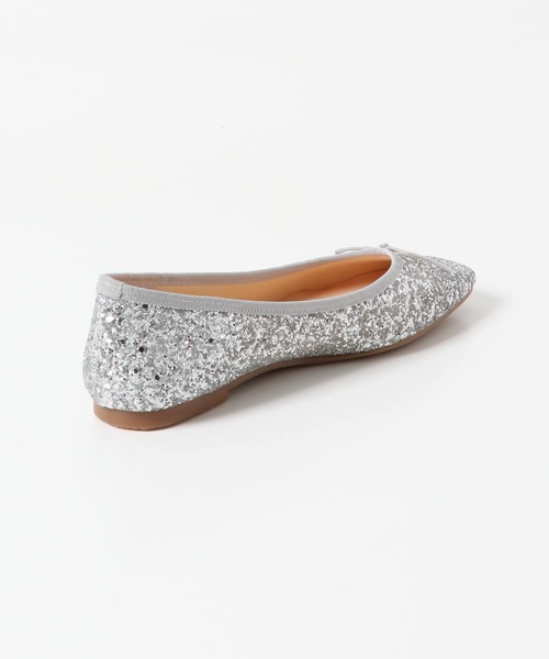 RODE SKO（ロデスコ）の「『MADE IN JAPAN』スクエアトゥグリッターバレエシューズ（バレエシューズ・レディース・シルバー・38/36/37）」の16枚目の写真