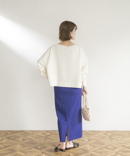 UR Lab.(アーバンリサーチラボ)の「ポンチロングタイトスカート(スカート・レディース・ブラック/ベージュ/レッド/グリーン/ロイヤルブルー・FREE)」の8枚目の写真