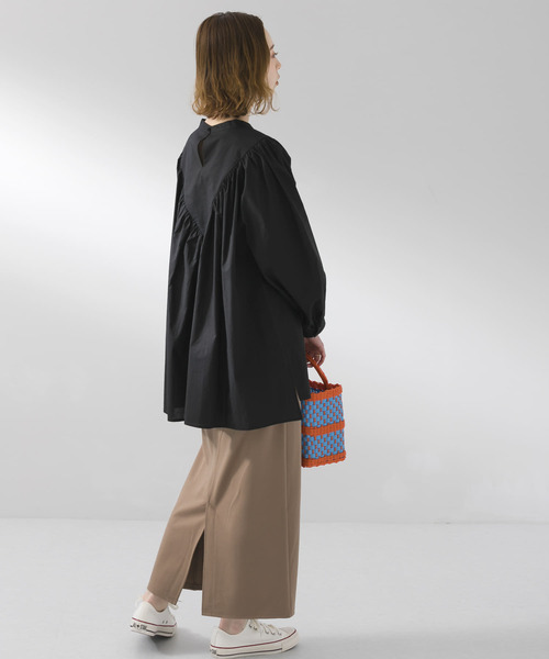 UR Lab.(アーバンリサーチラボ)の「ポンチロングタイトスカート(スカート・レディース・ブラック/ベージュ/レッド/グリーン/ロイヤルブルー・FREE)」の18枚目の写真