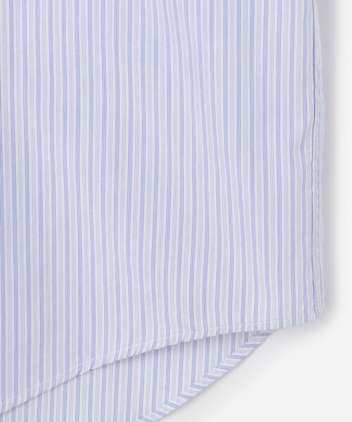 GYMPHLEX（ジムフレックス）の「Gymphlex | マルチストライプ バンドカラーシャツ MEN（シャツ/ブラウス・メンズ・ブルー系その他/ピンク系その他2/グレー系その他・MEDIUM/LARGE）」の4枚目の写真