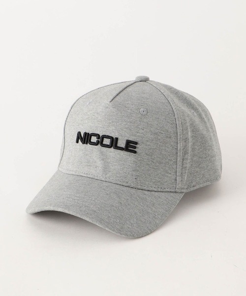 NICOLE CLUB FOR MEN(ニコルクラブフォーメン)の「ロゴ刺繍キャップ(キャップ・メンズ・ブラック/グレー/オフホワイト/ネイビー×ホワイト・フリー)」の3枚目の写真