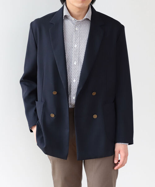 BEAMS HEART ジャケット テーラードジャケット 金ボタン ダブル