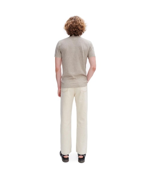 A.P.C. ベージュ ポロシャツ M Laurent ポロシャツ｜GOLF / HOMME｜A.P.C. | アーペーセー日本