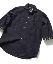 MEN'S BIGI | バイアスサッカーストライプシャツ(シャツ/ブラウス)