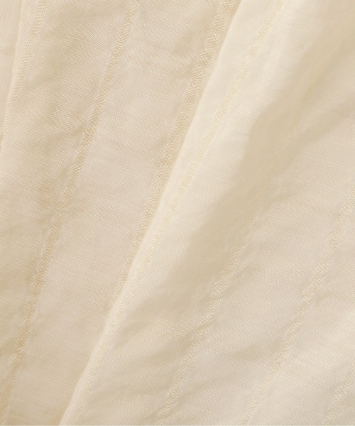 PROPORTION BODY DRESSING（プロポーションボディドレッシング）の「ドビーストライプラッフルブラウス / 1212110404（シャツ/ブラウス・レディース・ブルー/ネイビー/ホワイト系その他・MEDIUM/SMALL）」の7枚目の写真