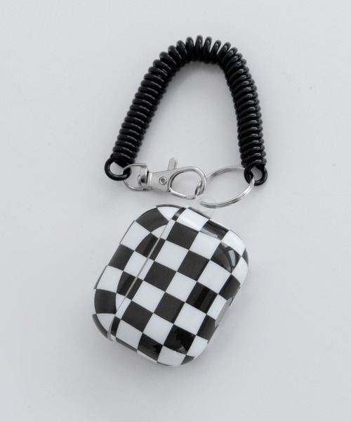 FOLLOWIN（フォロウィン）の「ブロックチェッカーAirPods 3 ケース（スマホケース/カバー・レディース・ブラック・ONE SIZE）」の2枚目の写真