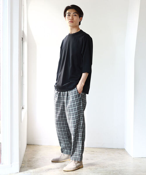 BEAMS（ビームス）の「BEAMS / シルケット ビッグ Ｔシャツ（Tシャツ/カットソー・メンズ・グリーン系その他4/ブラック/ホワイト系その他6・MEDIUM/SMALL/LARGE/X-LARGE）」の10枚目の写真