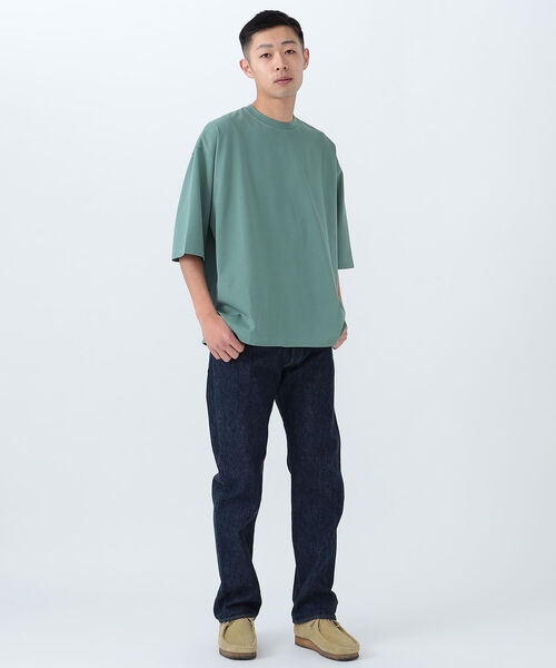 BEAMS（ビームス）の「BEAMS / シルケット ビッグ Ｔシャツ（Tシャツ/カットソー・メンズ・グリーン系その他4/ブラック/ホワイト系その他6・MEDIUM/SMALL/LARGE/X-LARGE）」の15枚目の写真
