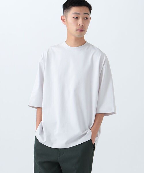 BEAMS（ビームス）の「BEAMS / シルケット ビッグ Ｔシャツ（Tシャツ/カットソー・メンズ・グリーン系その他4/ブラック/ホワイト系その他6・MEDIUM/SMALL/LARGE/X-LARGE）」の13枚目の写真