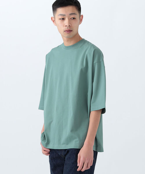 BEAMS（ビームス）の「BEAMS / シルケット ビッグ Ｔシャツ（Tシャツ/カットソー・メンズ・グリーン系その他4/ブラック/ホワイト系その他6・MEDIUM/SMALL/LARGE/X-LARGE）」の21枚目の写真