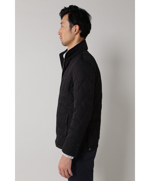 HIGH STREET（ハイストリート）の「HIGH STREET∴ダウンキルトブルゾン（ダウンジャケット/コート・メンズ・グレー・M）」の4枚目の写真