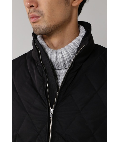 HIGH STREET（ハイストリート）の「HIGH STREET∴ダウンキルトブルゾン（ダウンジャケット/コート・メンズ・グレー・M）」の5枚目の写真