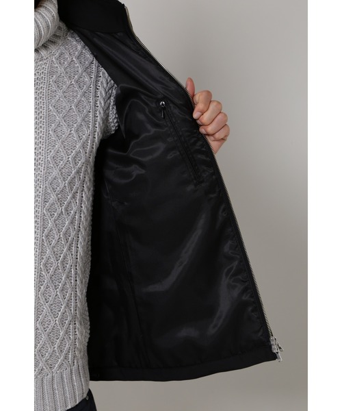 HIGH STREET（ハイストリート）の「HIGH STREET∴ダウンキルトブルゾン（ダウンジャケット/コート・メンズ・グレー・M）」の10枚目の写真