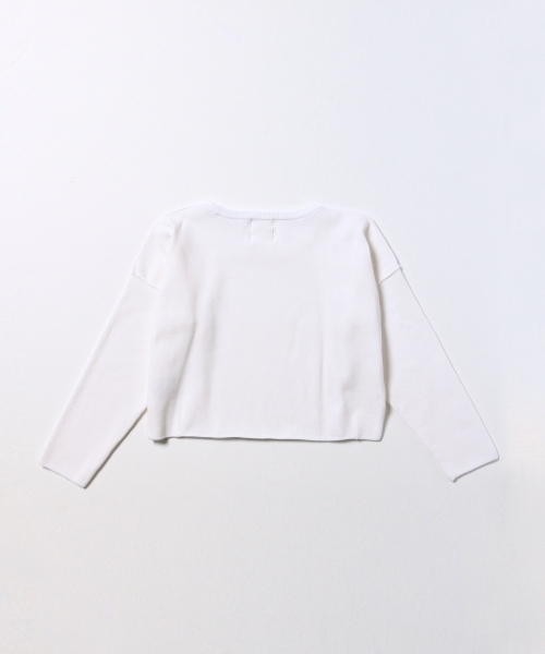 Ray BEAMS(レイビームス)の「Ray BEAMS / ショート丈 クルーネックプルオーバー(その他トップス・レディース・ホワイト/チャコールグレー/ピンク・ONE SIZE)」の17枚目の写真