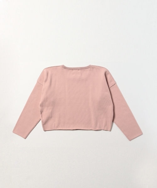 Ray BEAMS(レイビームス)の「Ray BEAMS / ショート丈 クルーネックプルオーバー(その他トップス・レディース・ホワイト/チャコールグレー/ピンク・ONE SIZE)」の5枚目の写真