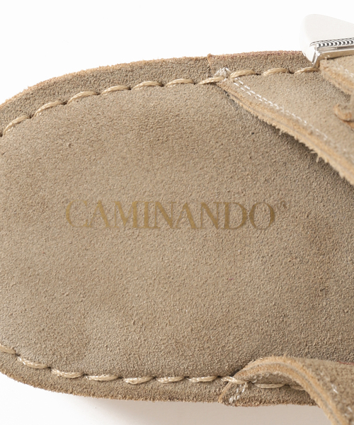 CAMINANDO（カミナンド）の「【CAMINANDO/カミナンド】 NEW THUMB LOOP SANDALS：サンダル（サンダル・レディース・ベージュ・5/6/7/8）」の22枚目の写真