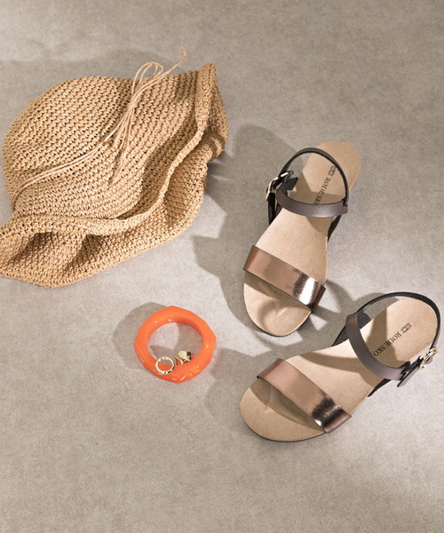 RODE SKO（ロデスコ）の「ラフソールアンクルサンダル（サンダル・レディース・ホワイト/ブラック/ブラウン・38/36/37）」の14枚目の写真