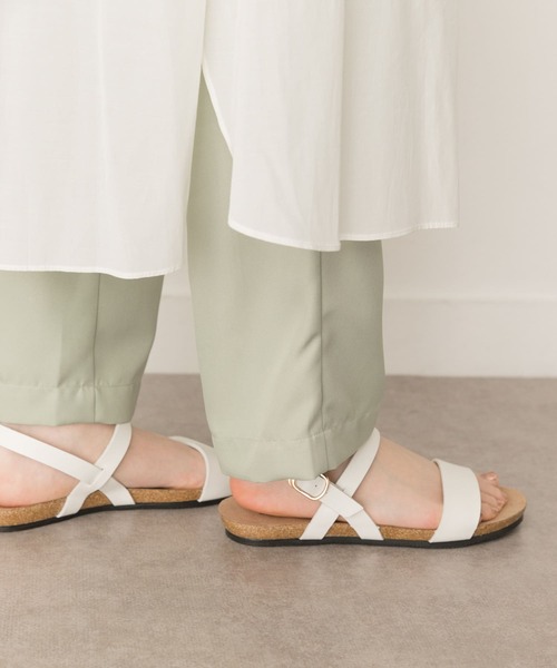 RODE SKO（ロデスコ）の「ラフソールアンクルサンダル（サンダル・レディース・ホワイト/ブラック/ブラウン・38/36/37）」の20枚目の写真