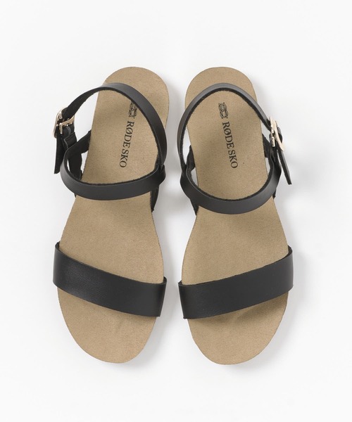 RODE SKO（ロデスコ）の「ラフソールアンクルサンダル（サンダル・レディース・ホワイト/ブラック/ブラウン・38/36/37）」の8枚目の写真