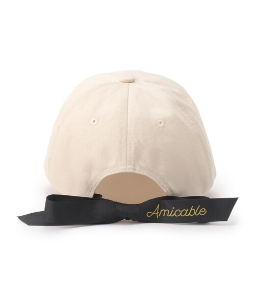 PINK-latte(ピンクラテ)の「◆くま刺繍CAP(キャップ・キッズ・ブラック/ベージュ/サックスブルー・00)」の5枚目の写真