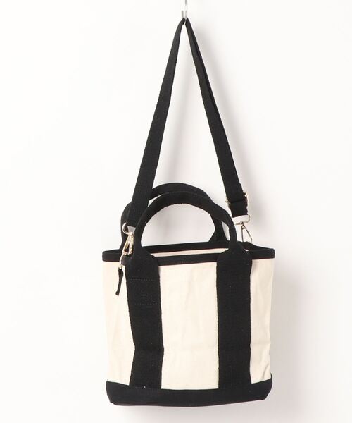 one way（ワンウェイ）の「キャンバスミニトート（トートバッグ・レディース・ホワイト系その他2/ホワイト/ホワイト系その他・FREE）」の4枚目の写真